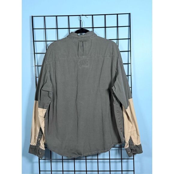 Gamehide Hunting Shooting LS Shirt Mens XL Green Tan Outdoors Fall Grandpa - Picture 4 of 8